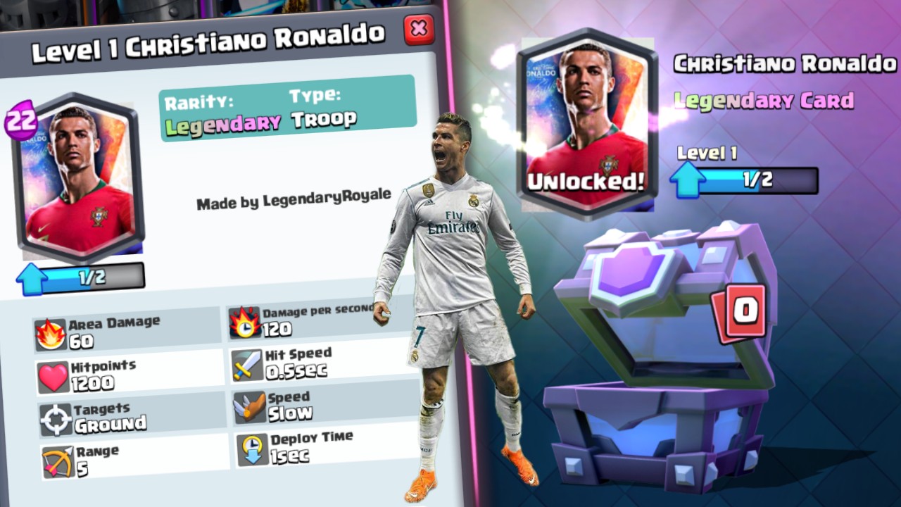 Cristiano Ronaldo in Clash Royale!