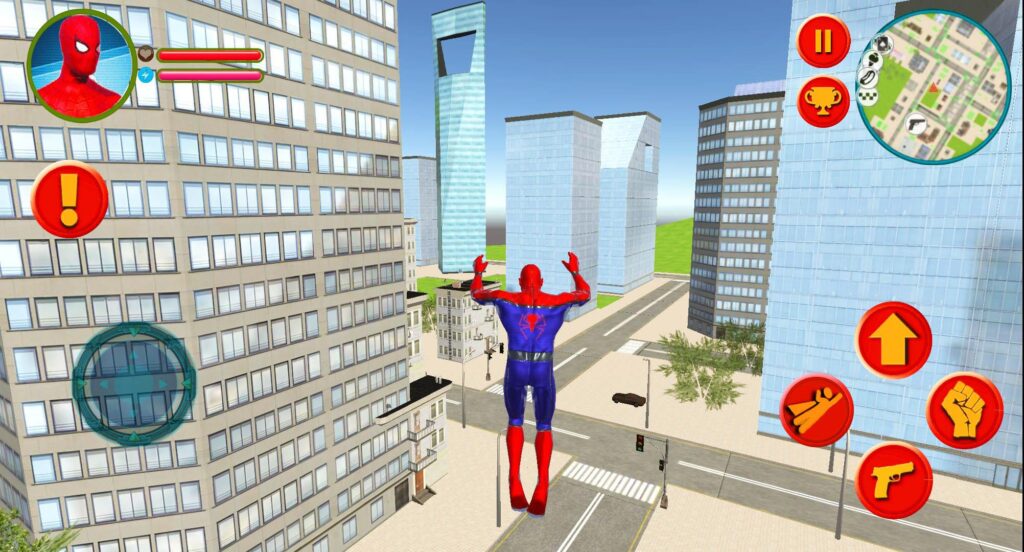 Spider Rope Hero Man Vegas Crime Simulator